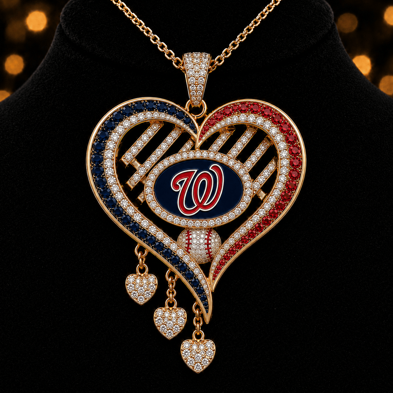 WNT Solid Gold Chain with Diamond Pendant BMD