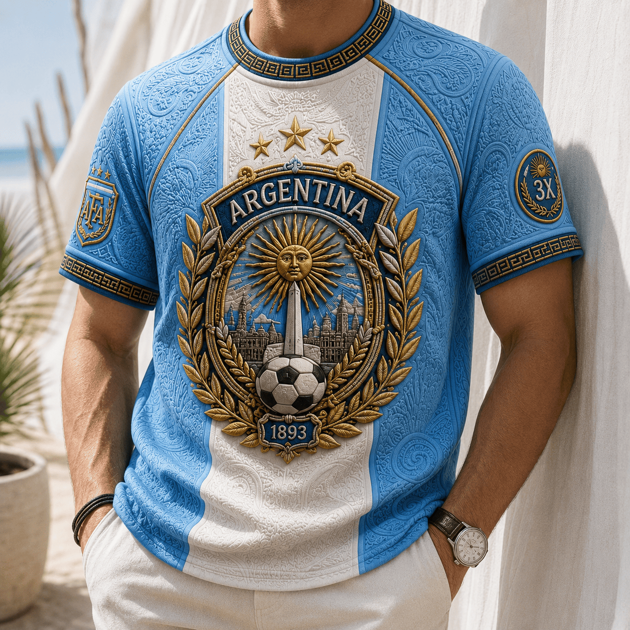 PREMIUM AGTN 3D EMBOSS SHIRT TTNL