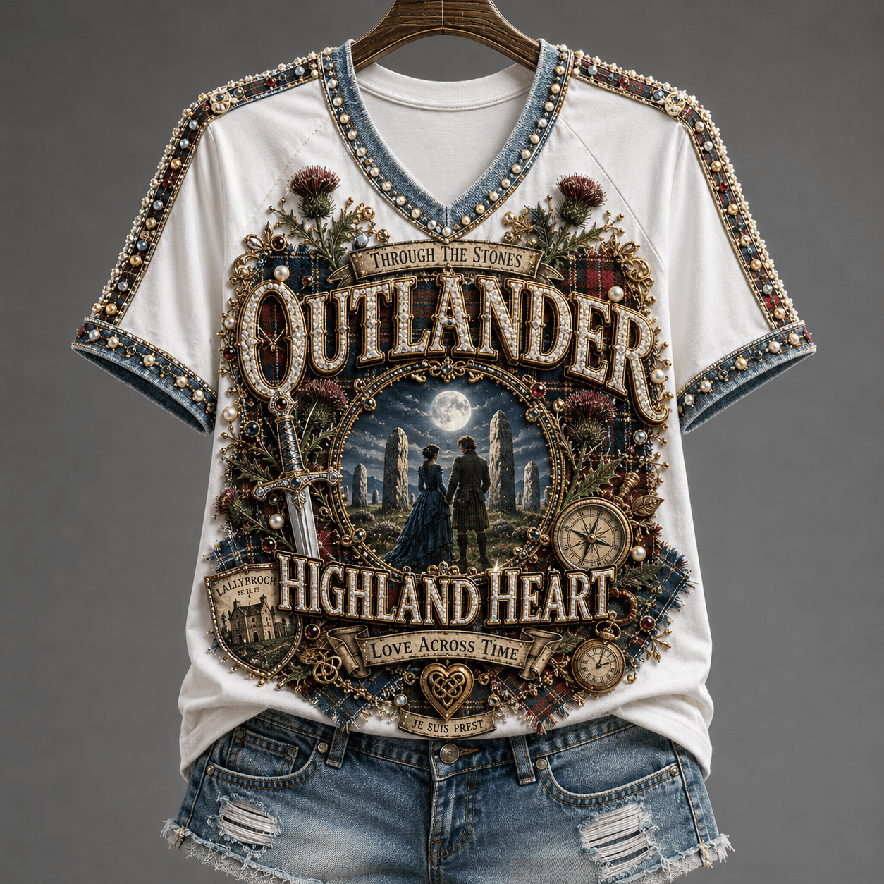 Premium OLD V-neck Shirt NTNA