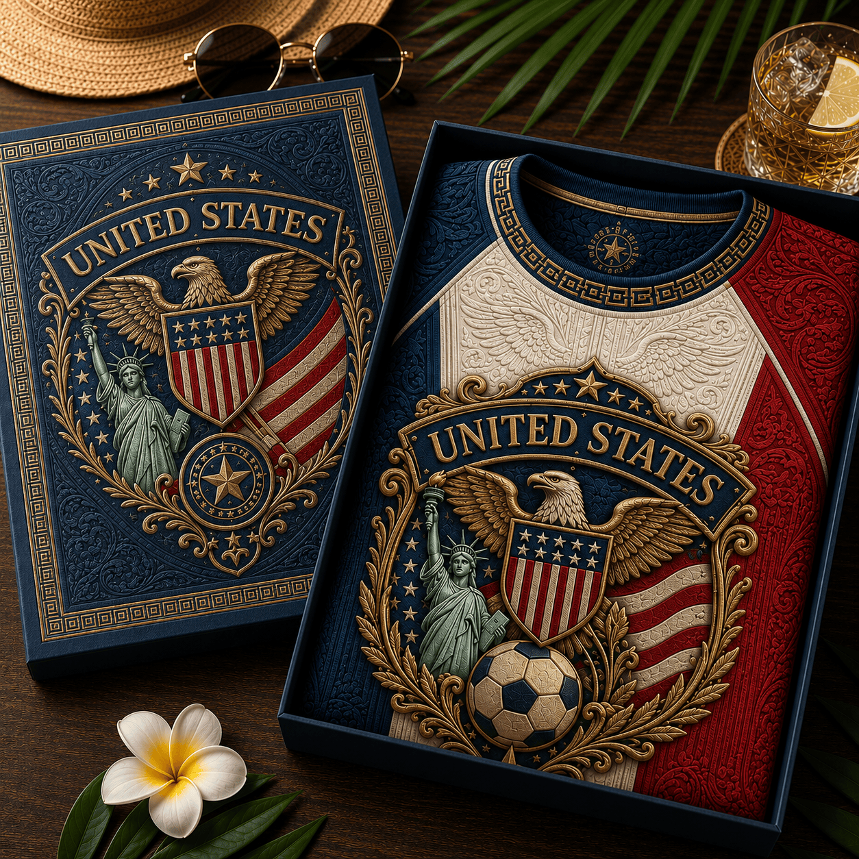 PREMIUM USMNT 3D EMBOSS SHIRT TTNL