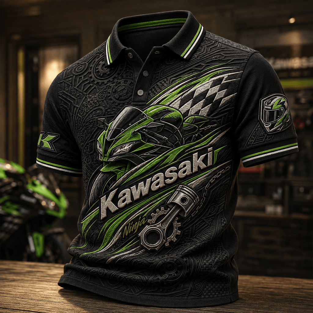 PREMIUM KWSK EMBOSS POLO SHIRT HQH