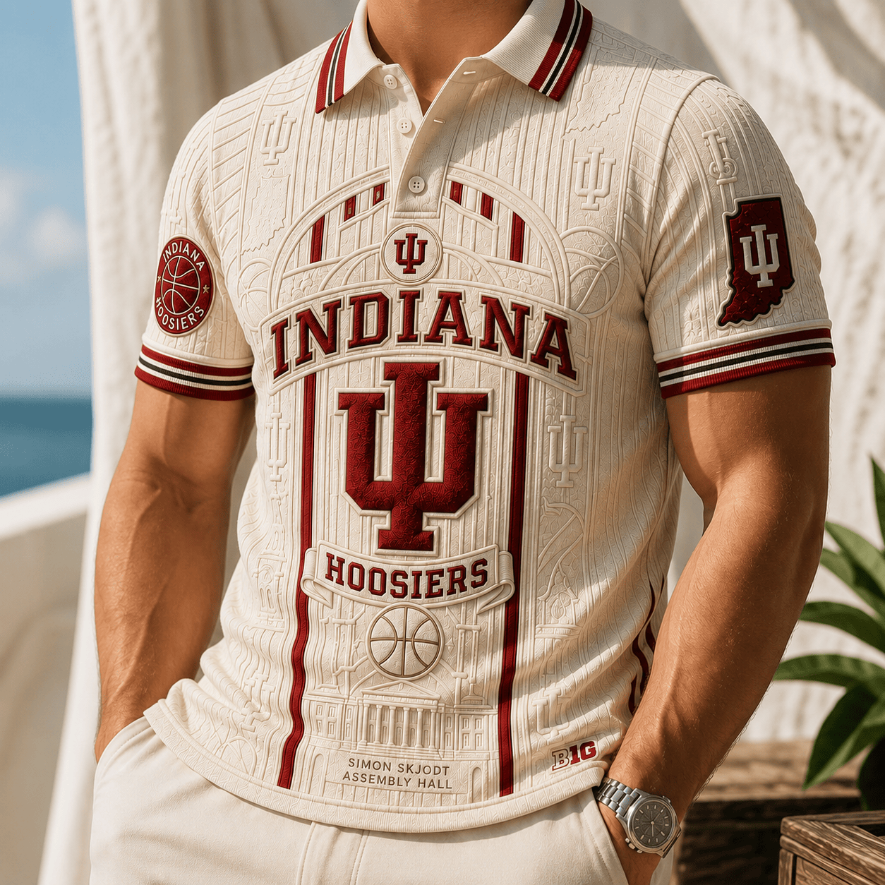 PREMIUM IDH EMBOSS POLO SHIRT HQH