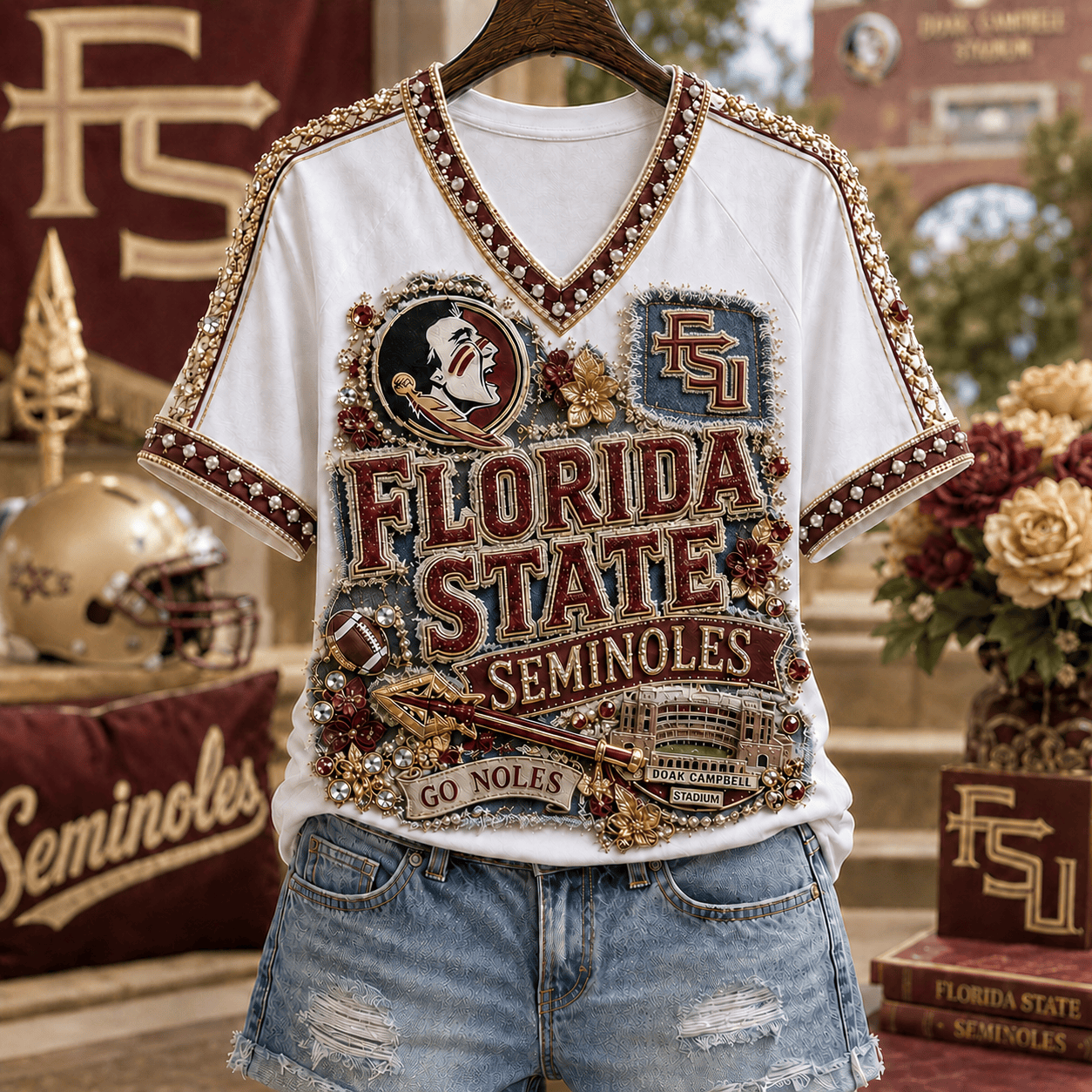 Premium FSS V-neck Shirt NPL