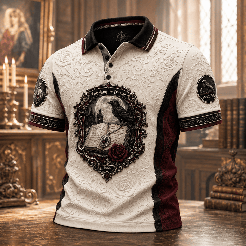 PREMIUM TVD EMBOSS POLO SHIRT HQH