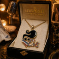 ELV Solid Gold Chain with Diamond Pendant BMD