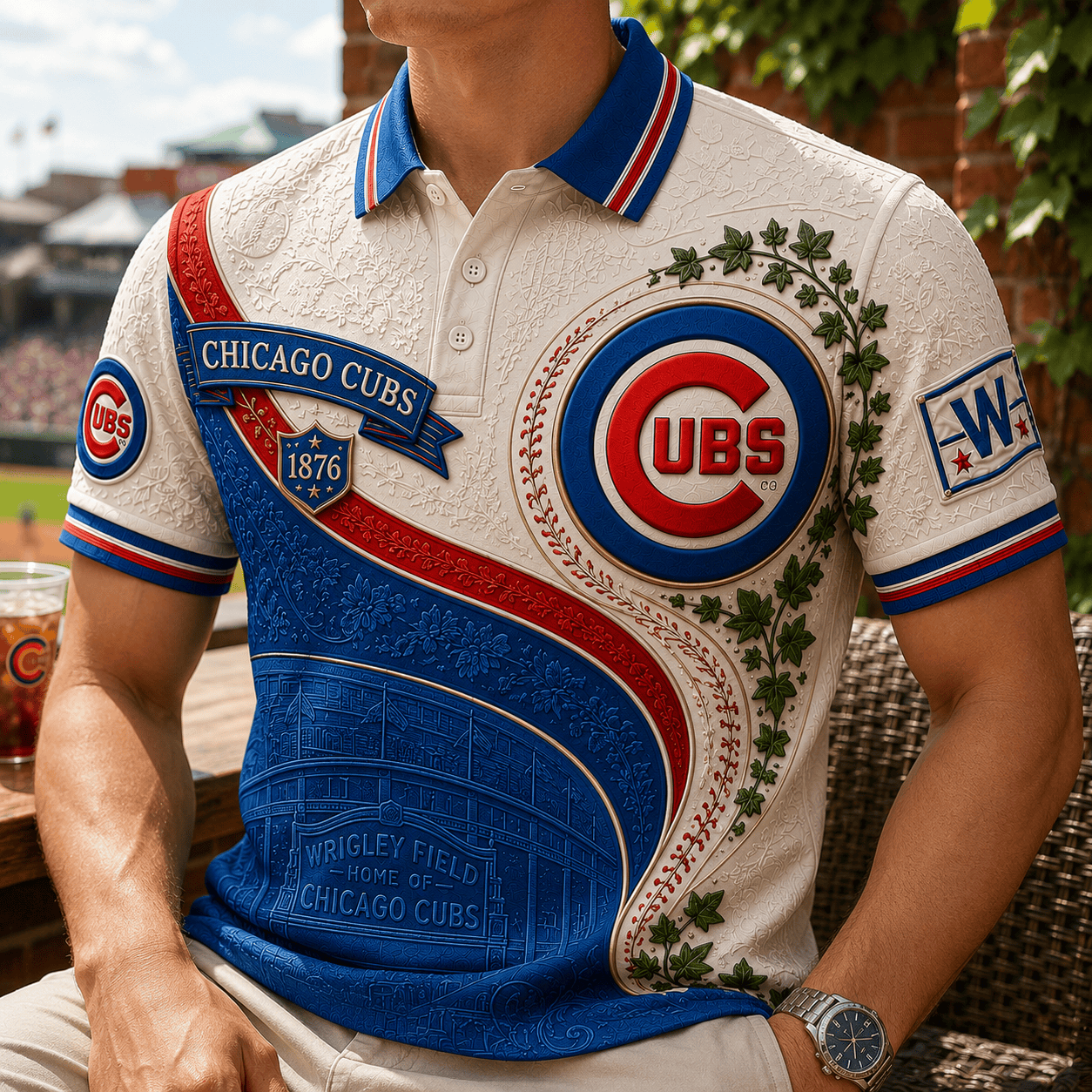 PREMIUM CCC EMBOSS POLO SHIRT HQH
