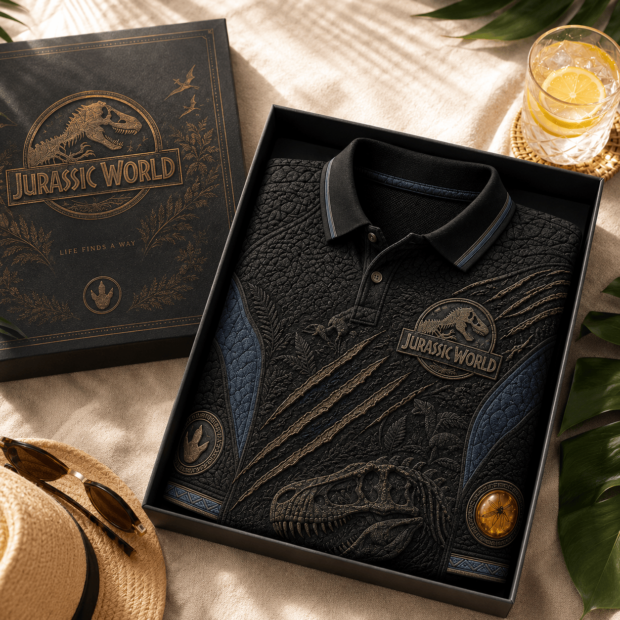 PREMIUM JRSW EMBOSS POLO SHIRT HQH