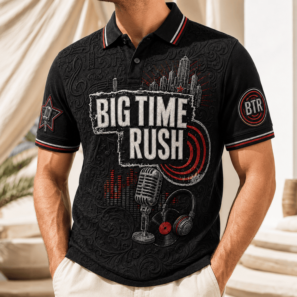 PREMIUM BTRH EMBOSS POLO SHIRT HQH