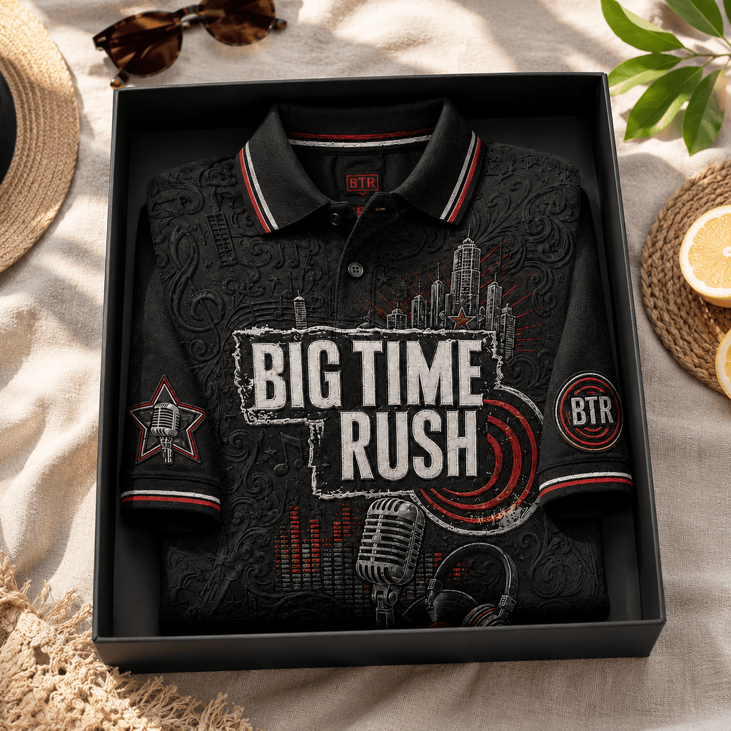PREMIUM BTRH EMBOSS POLO SHIRT HQH