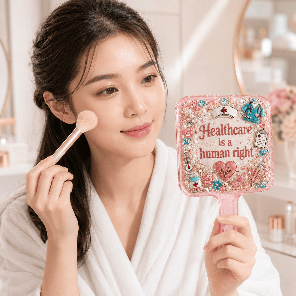 Premium Nurse Glam Handheld Mirror TNSM