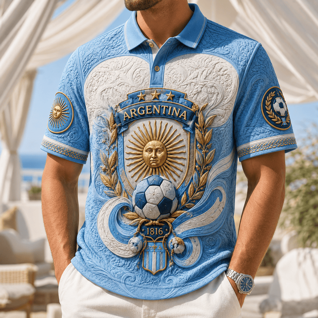 PREMIUM AGTN EMBOSS POLO SHIRT HQH