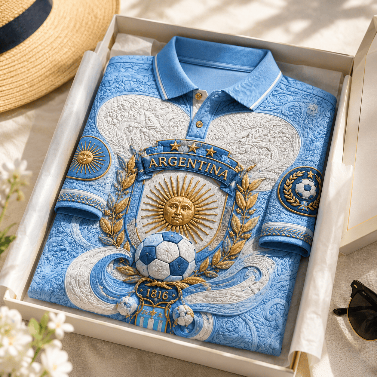 PREMIUM AGTN EMBOSS POLO SHIRT HQH