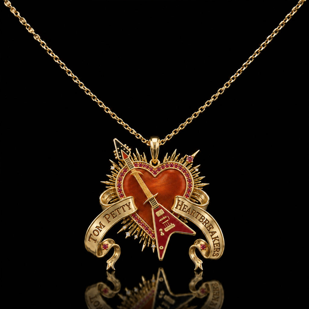 TPT Solid Gold Chain with Diamond Pendant BMD
