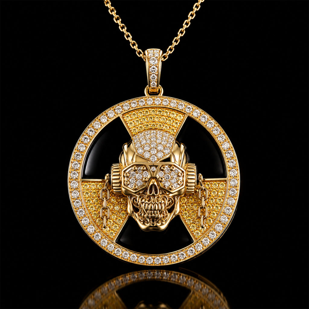 MGD Solid Gold Chain with Diamond Pendant BMD