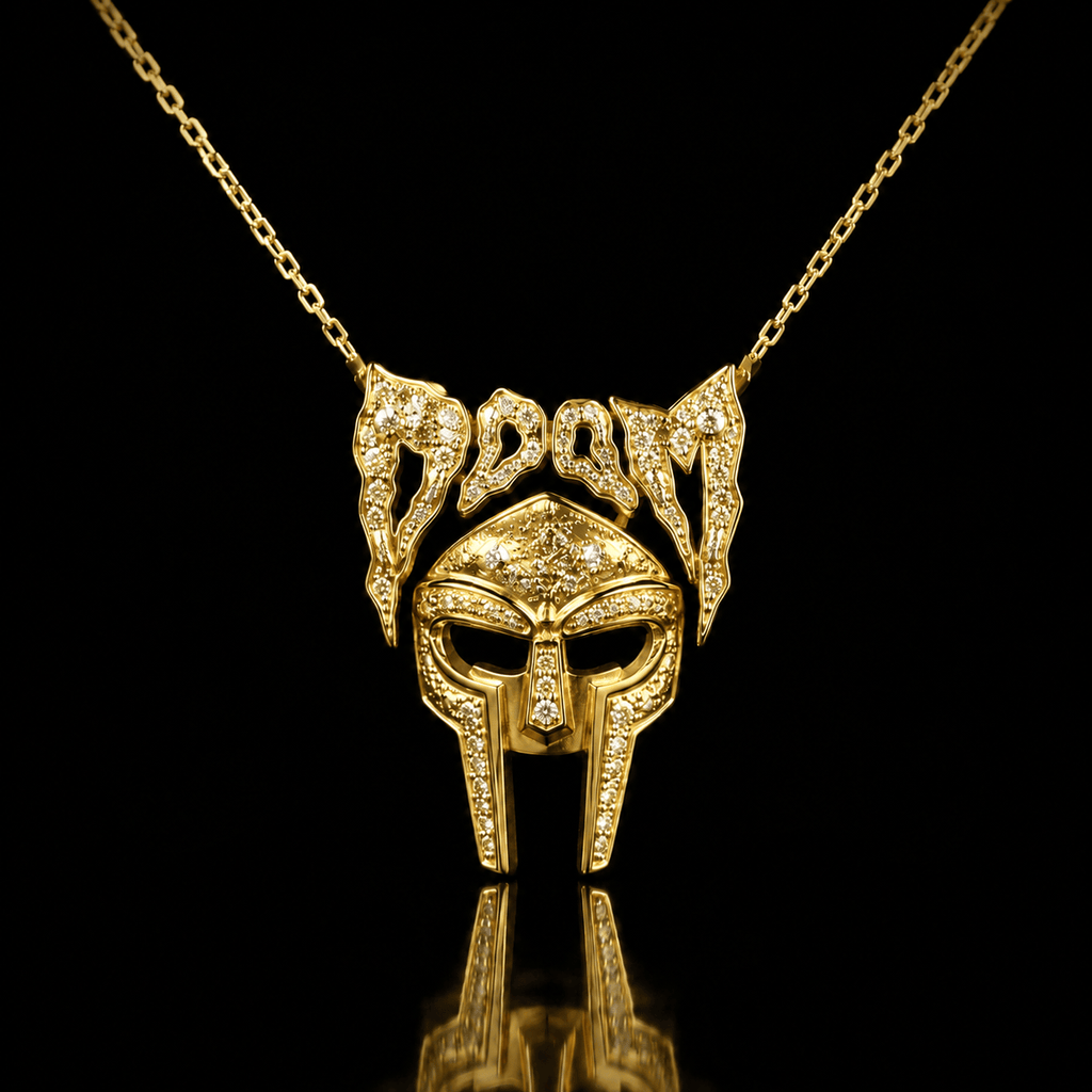 MFD Solid Gold Chain with Diamond Pendant BMD