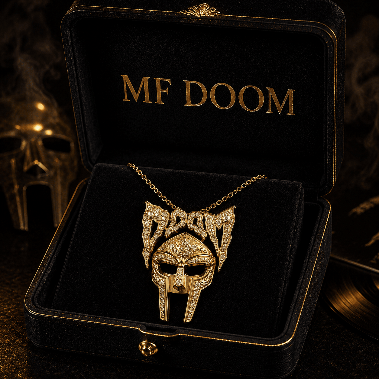 MFD Solid Gold Chain with Diamond Pendant BMD