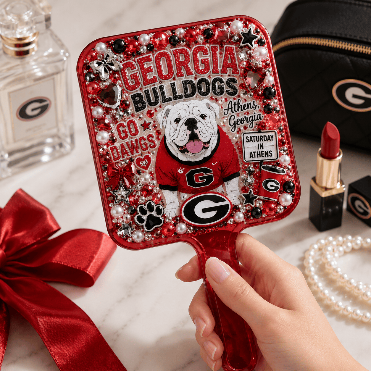 Premium GGBD Glam Handheld Mirror TNSM