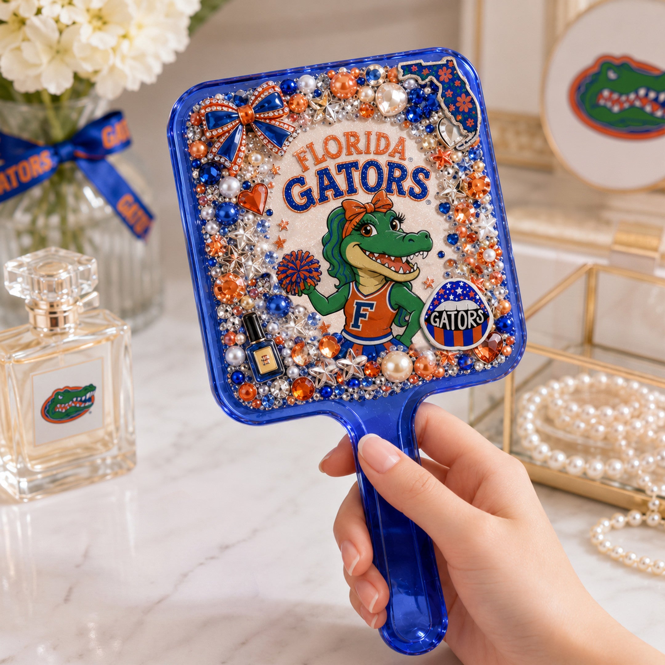 Premium FGT Glam Handheld Mirror TNSM