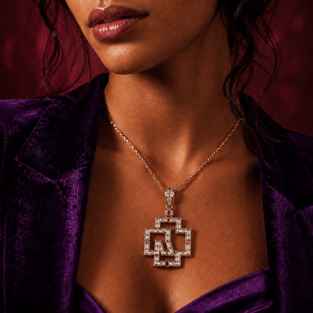 RMS Solid Gold Chain with Diamond Pendant TMH