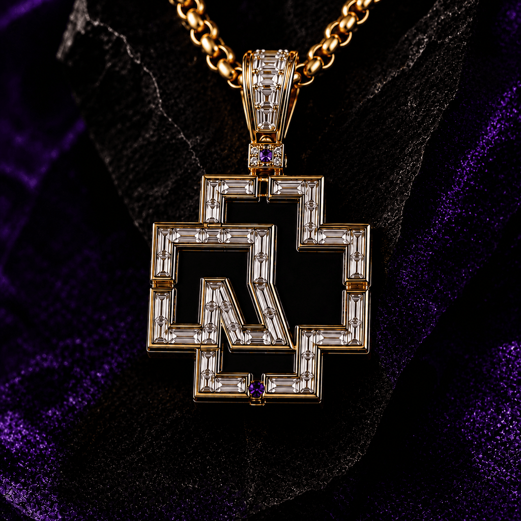 RMS Solid Gold Chain with Diamond Pendant TMH