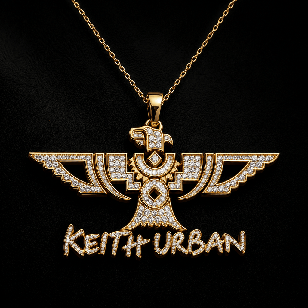KUB Solid Gold Chain with Diamond Pendant TMH