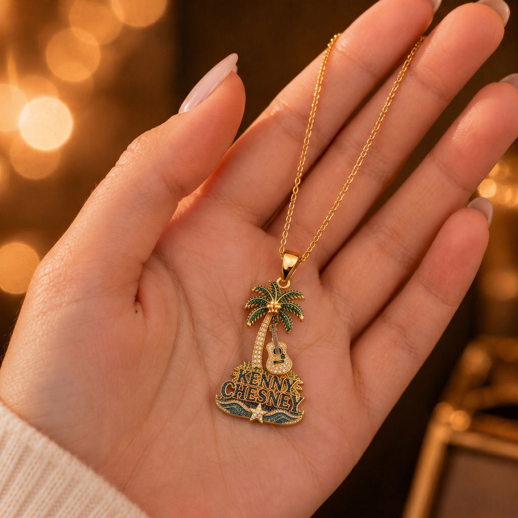 KNCN Solid Gold Chain with Diamond Pendant TMH