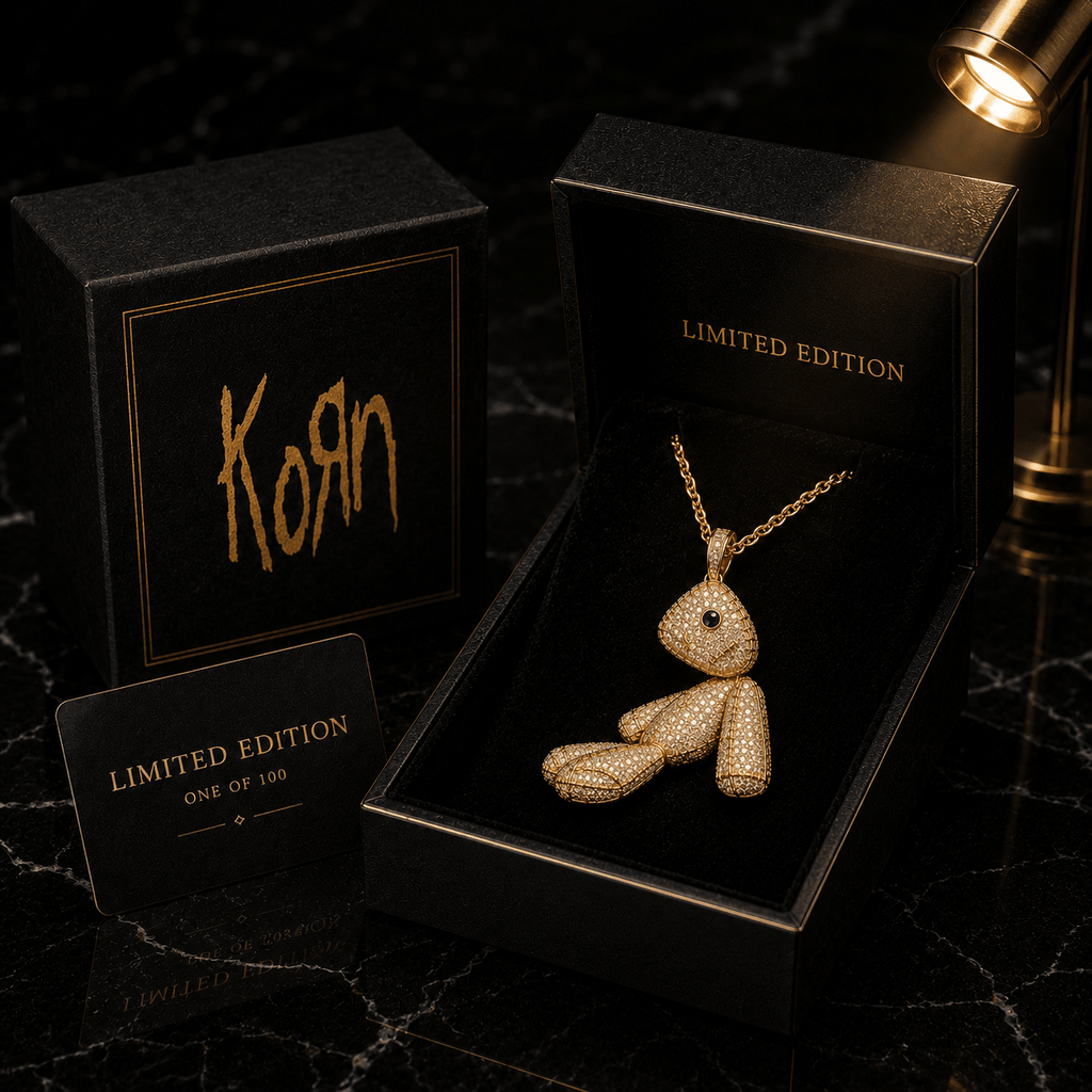 KRN Solid Gold Chain with Diamond Pendant TTTT