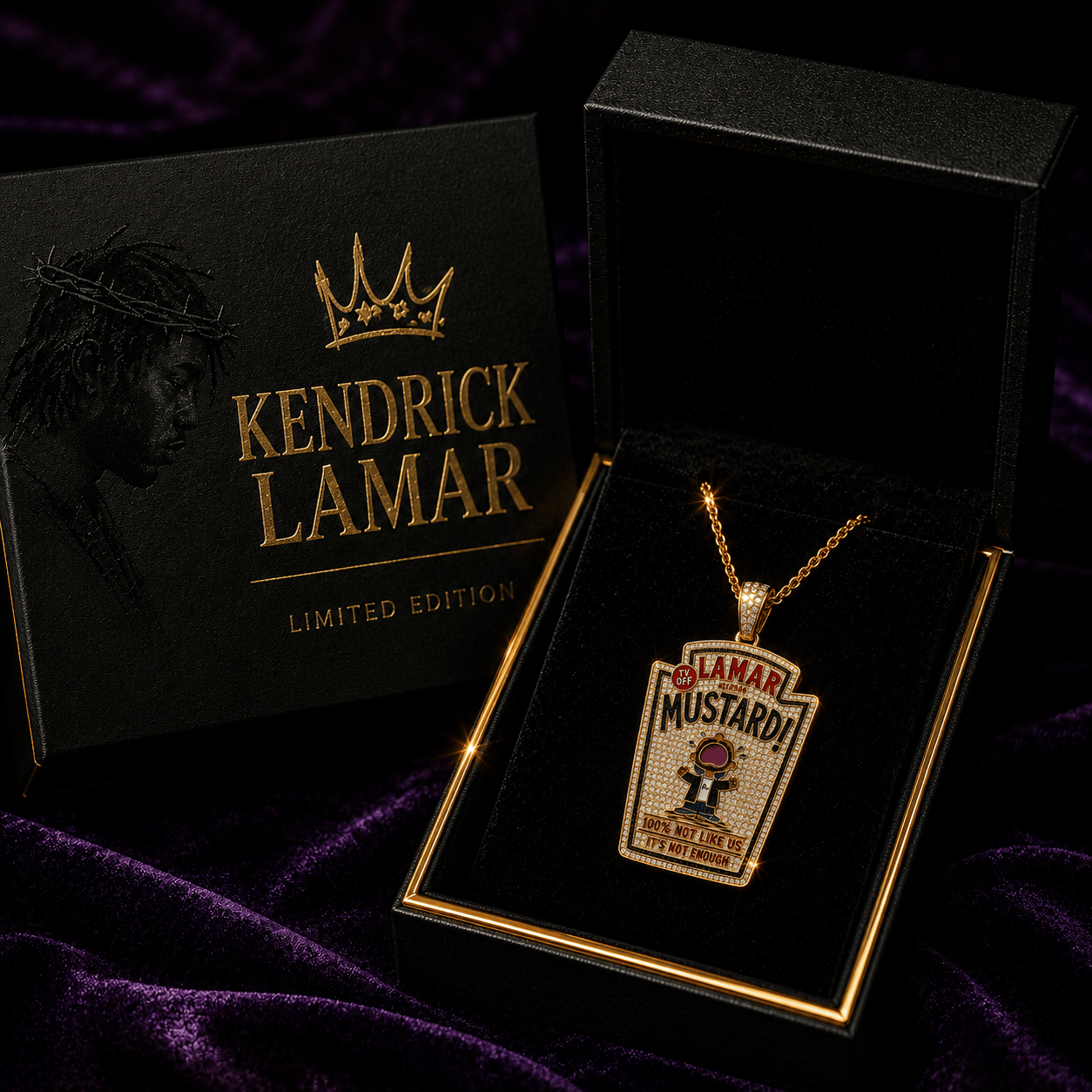 KDL Solid Gold Chain with Diamond Pendant TMH