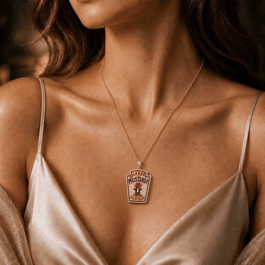 KDL Solid Gold Chain with Diamond Pendant TMH