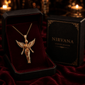 NVN Solid Gold Chain with Diamond Pendant TTTT