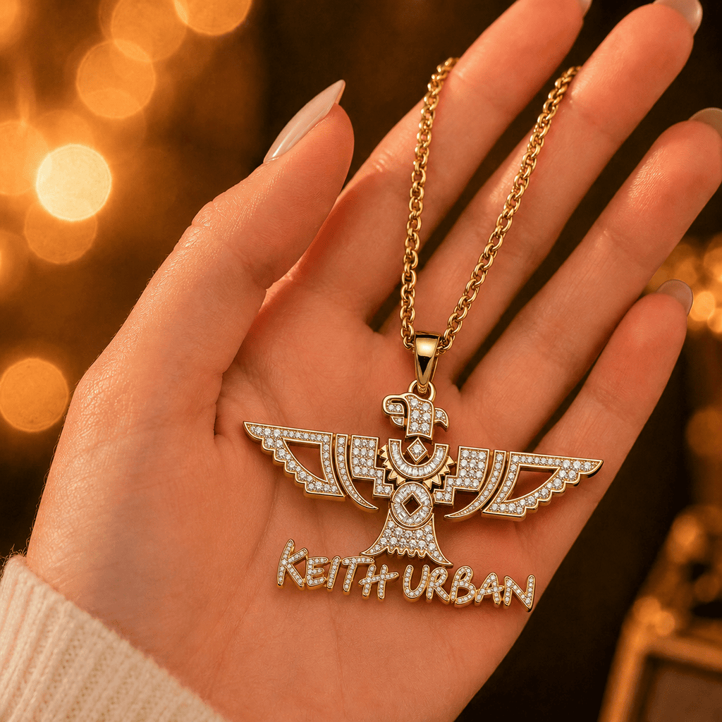 KUB Solid Gold Chain with Diamond Pendant TMH