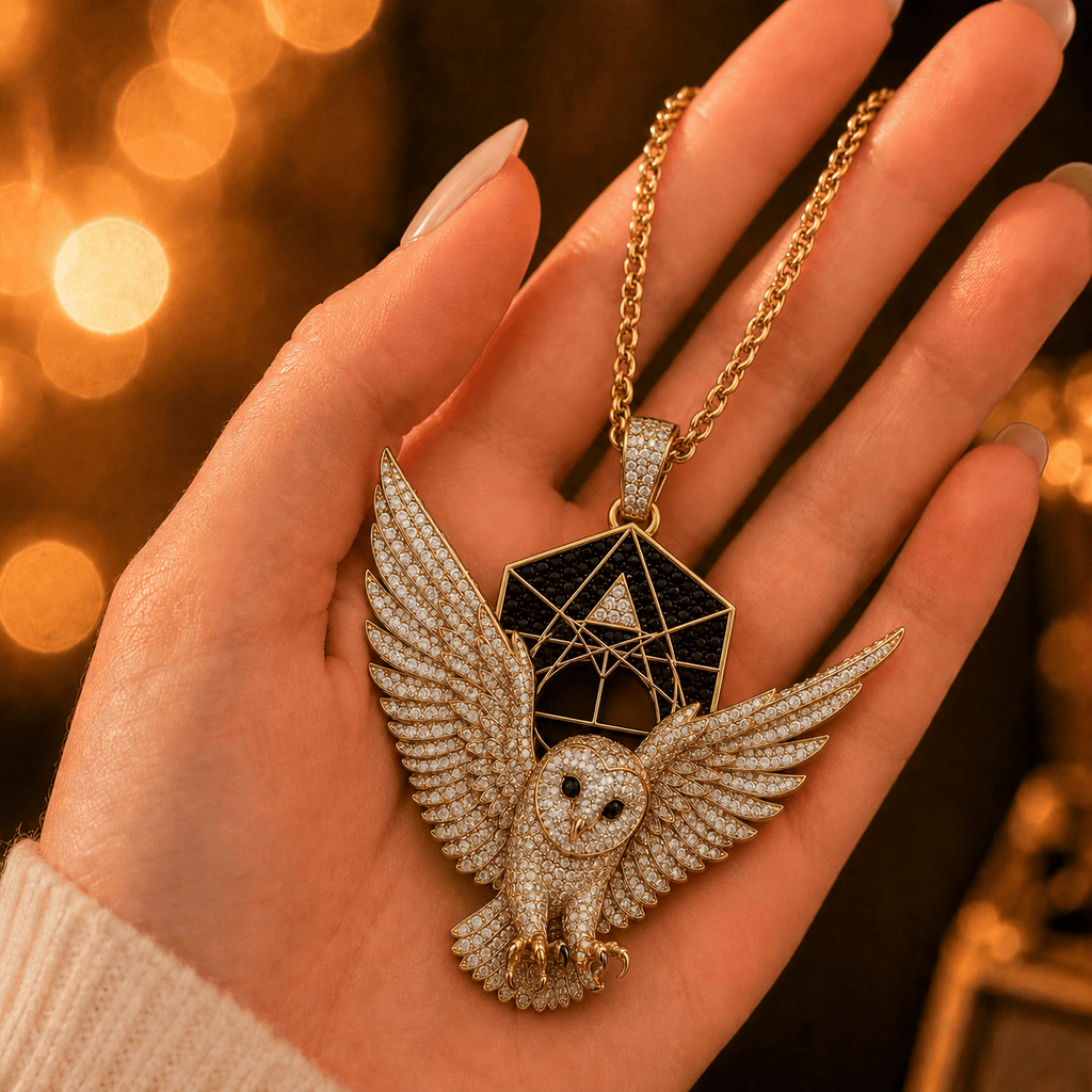 DTS Solid Gold Chain with Diamond Pendant TMH