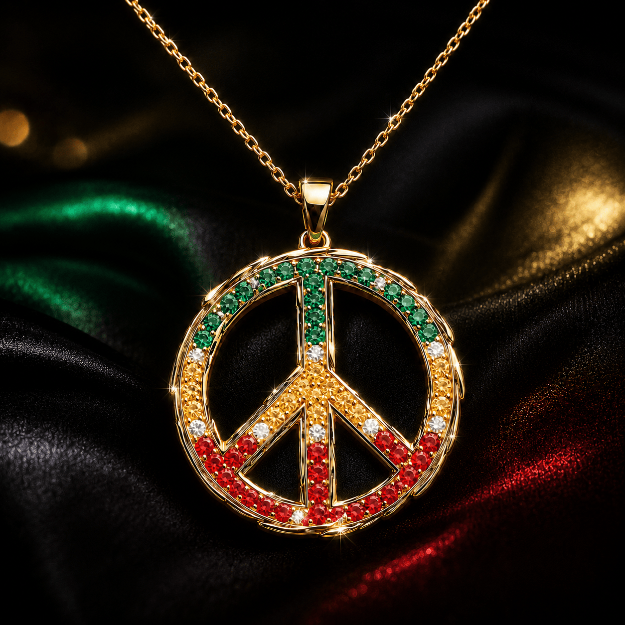 BML Solid Gold Chain with Diamond Pendant TMH