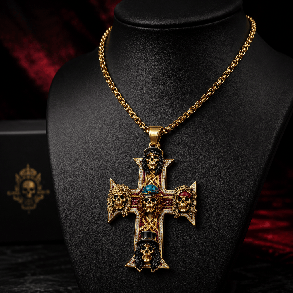 GNR Solid Gold Chain with Diamond Pendant TMH