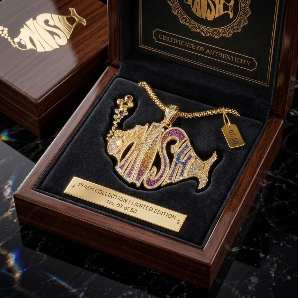 PIH Solid Gold Chain with Diamond Pendant BMD