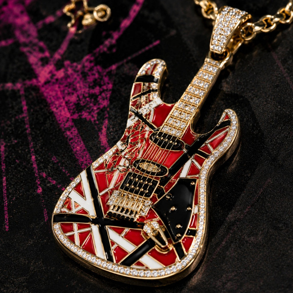 VHL Solid Gold Chain with Diamond Pendant TMH