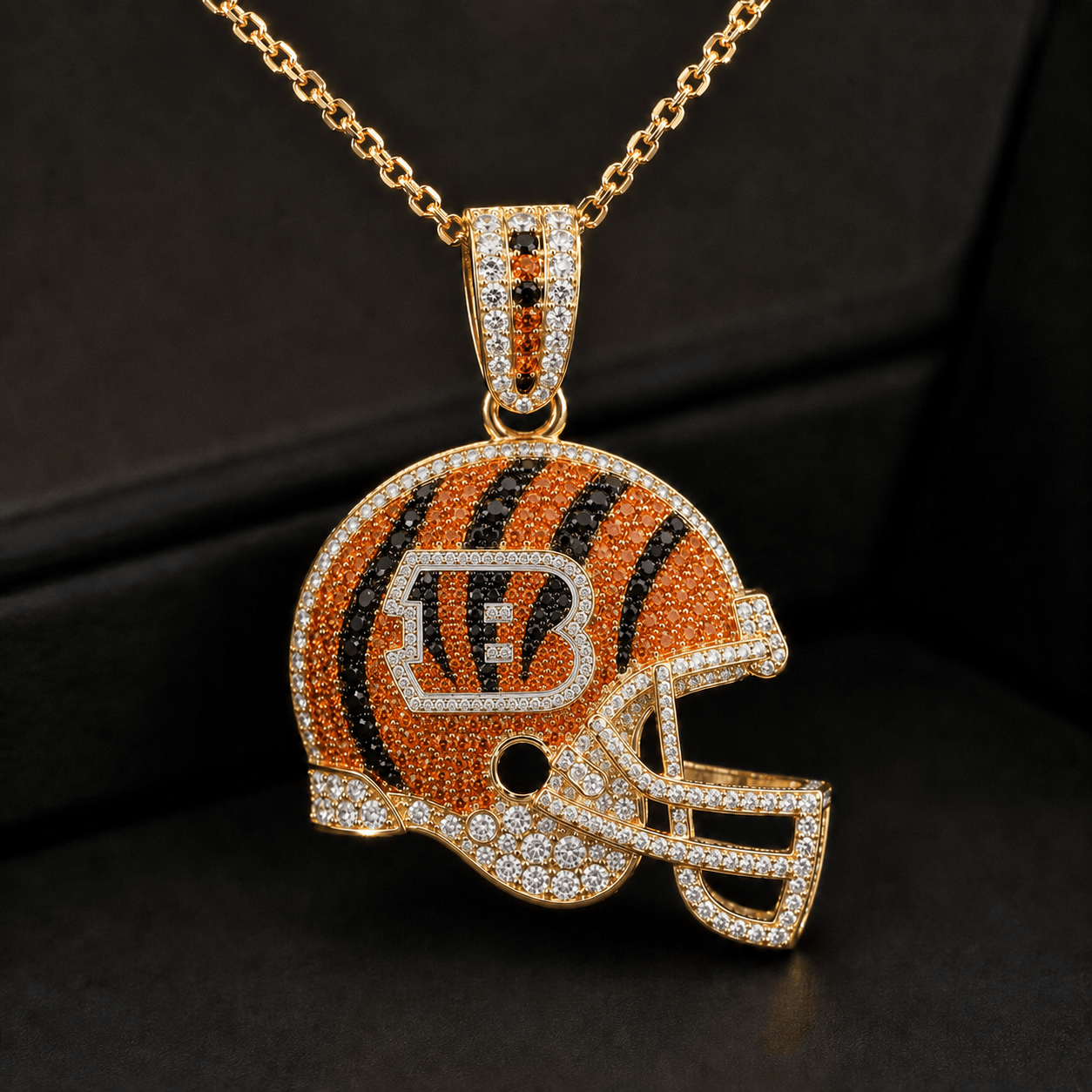 CCBG Solid Gold Chain with Diamond Pendant TMH
