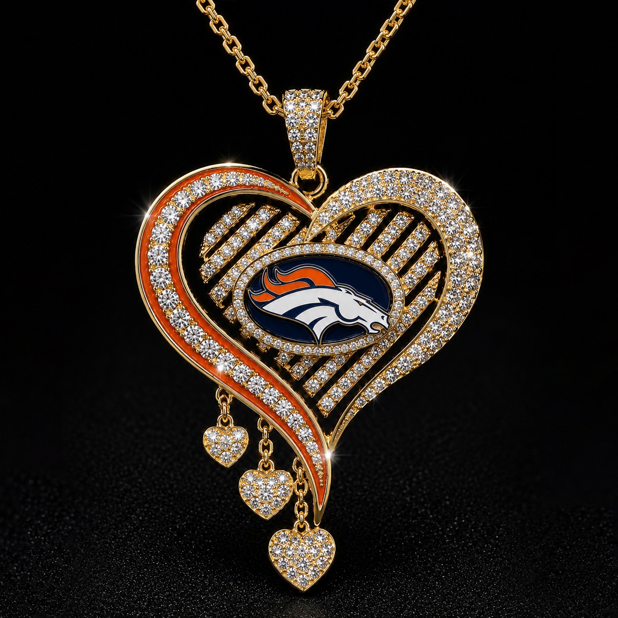 DVBC Solid Gold Chain with Diamond Pendant TMH