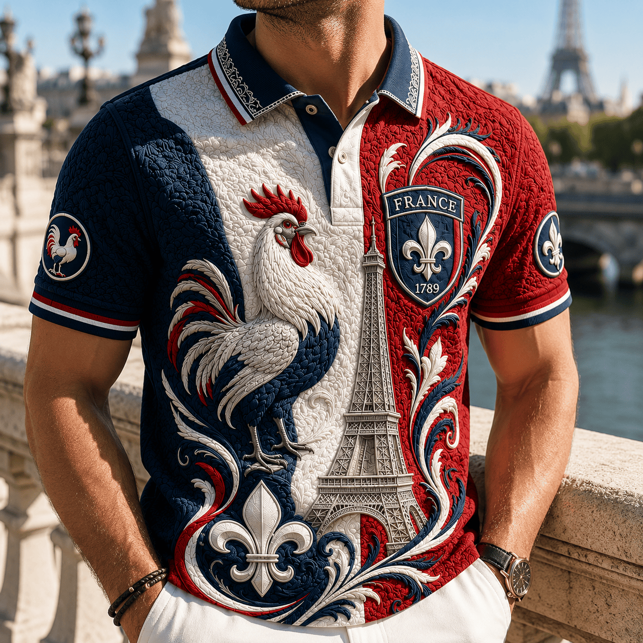 PREMIUM FRFC EMBOSS POLO SHIRT HQH