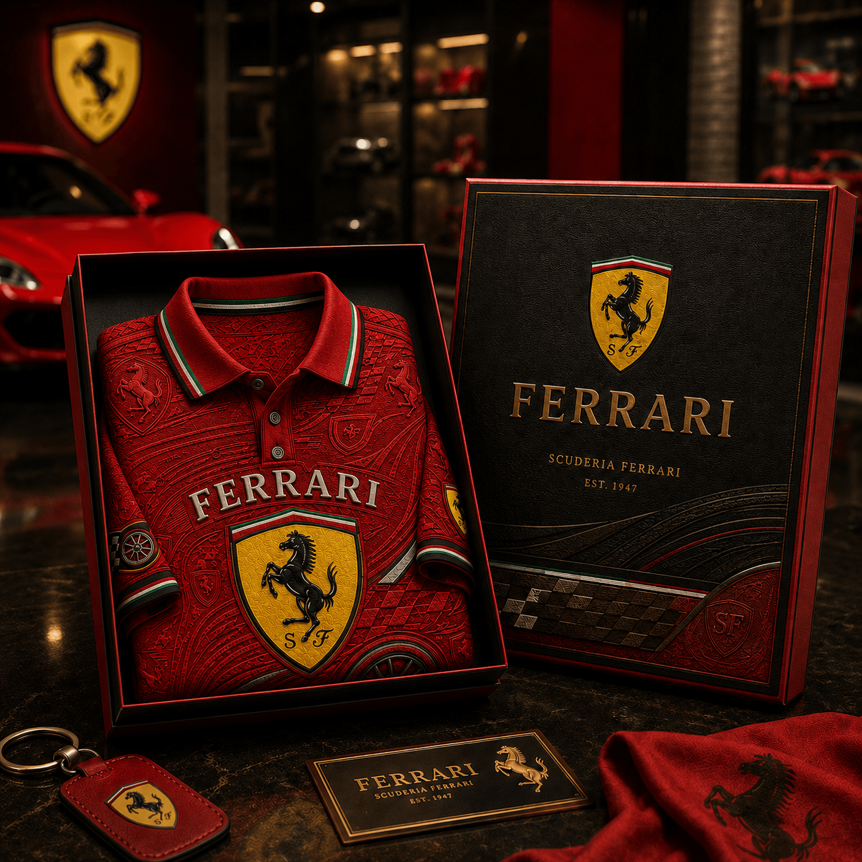 PREMIUM FRR EMBOSS POLO SHIRT HQH