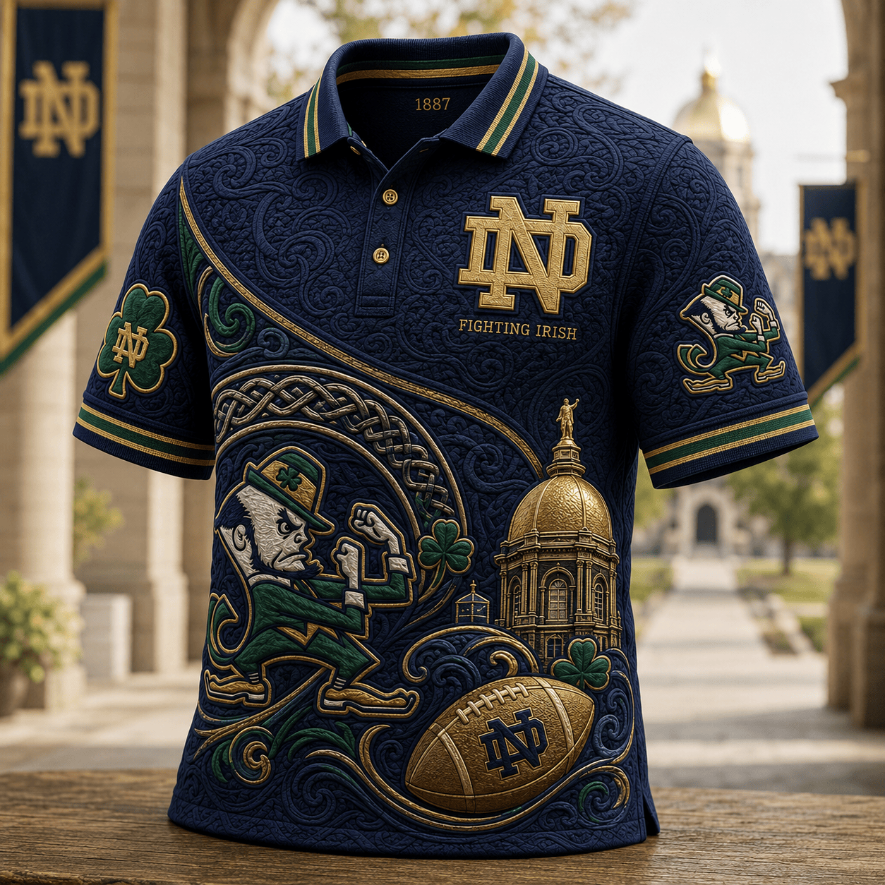 PREMIUM NDFI EMBOSS POLO SHIRT HQH