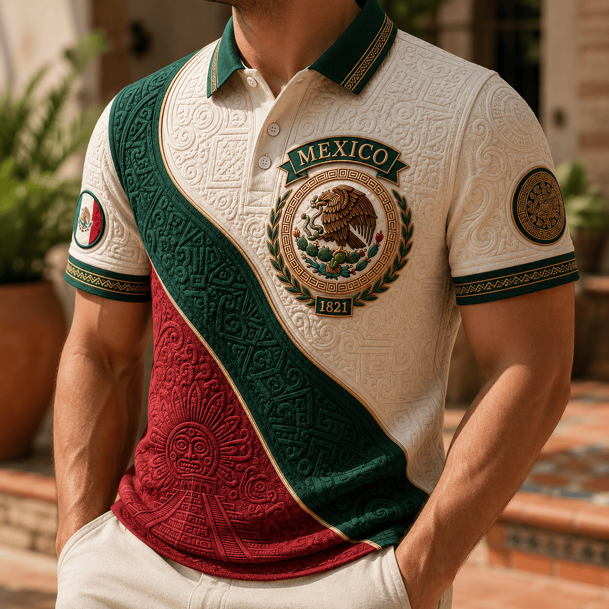 PREMIUM MXC EMBOSS POLO SHIRT HQH