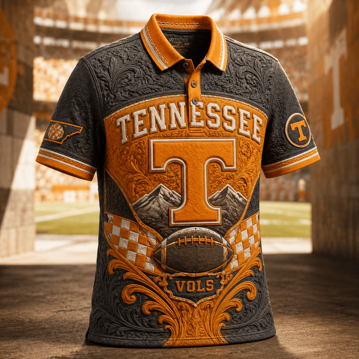 PREMIUM TVF EMBOSS POLO SHIRT HQH