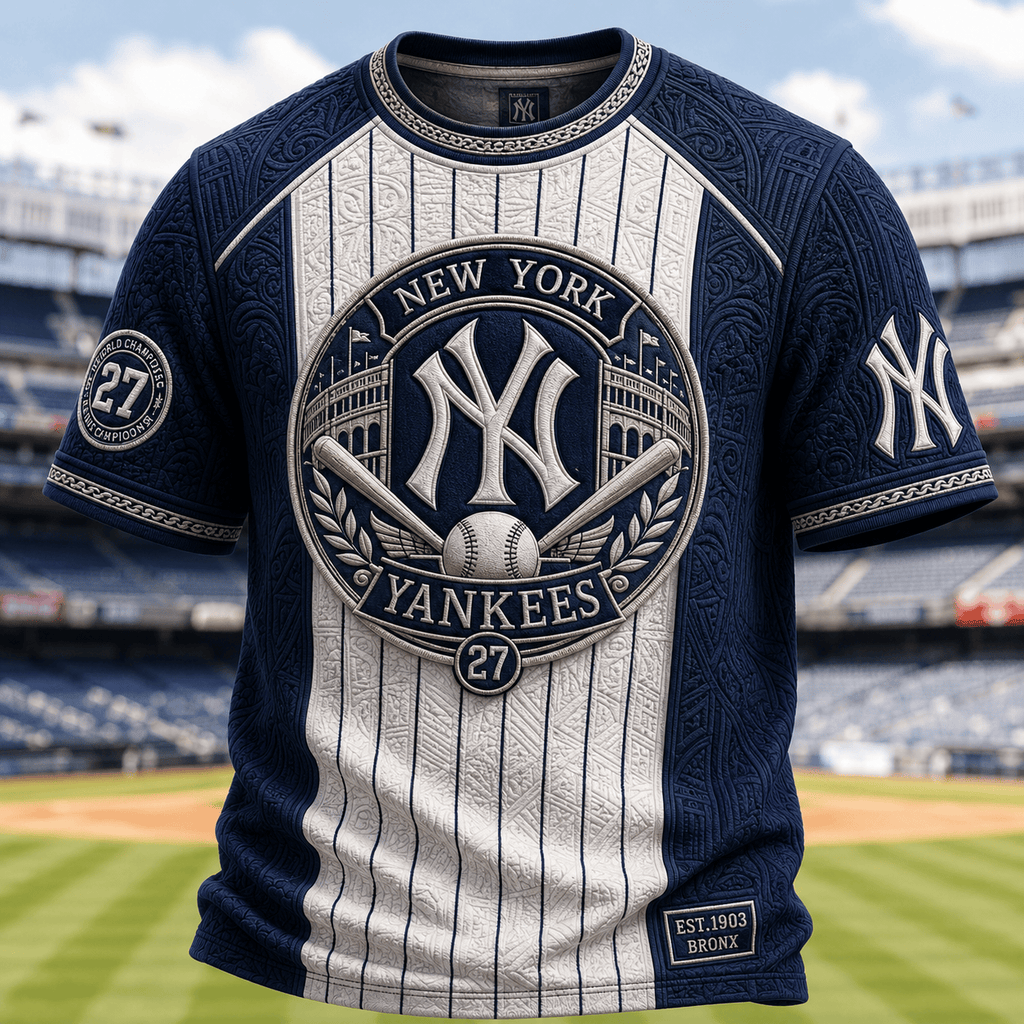 PREMIUM NYY 3D EMBOSS SHIRT TTNL