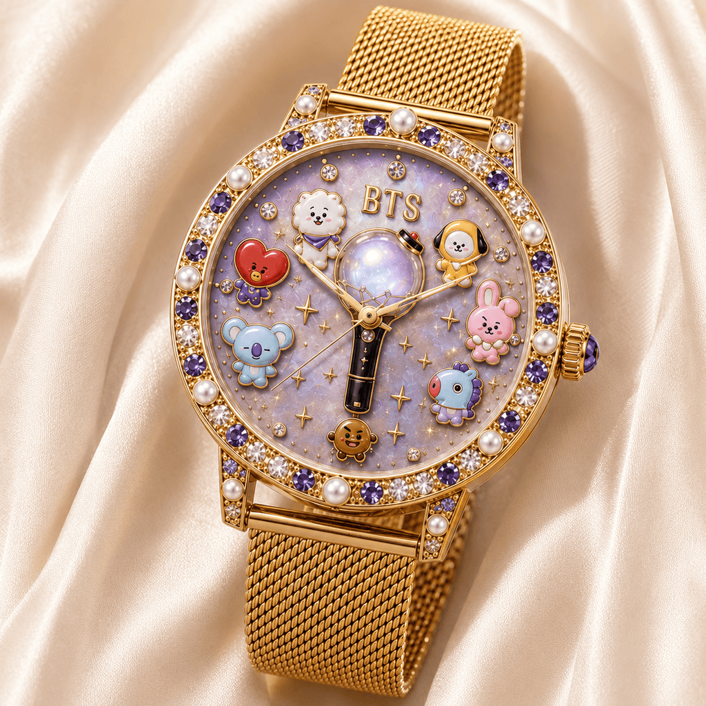 BTS Premium Stainless Steel Watch NPL