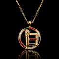 EMN Solid Gold Chain with Diamond Pendant BMD