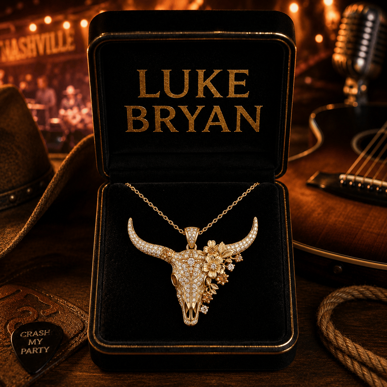 LBR Solid Gold Chain with Diamond Pendant BMD
