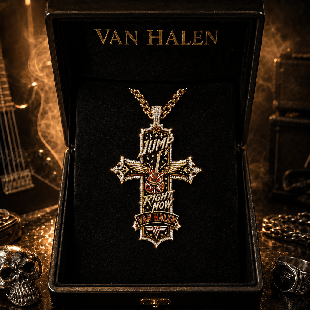 VHL Solid Gold Chain with Diamond Pendant TTTT
