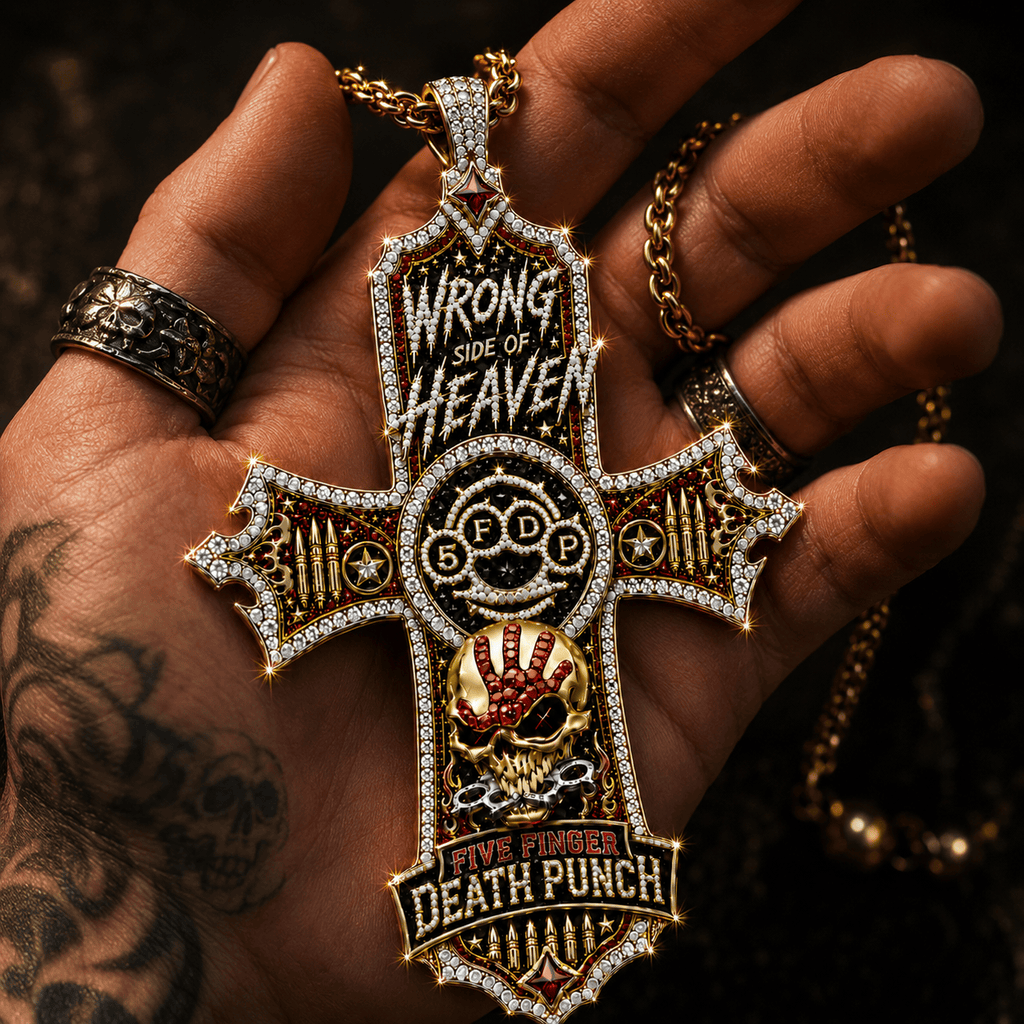 FFDP Solid Gold Chain with Diamond Pendant TTTT