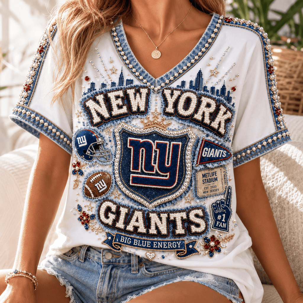 Premium NYG V-neck Shirt NTNA